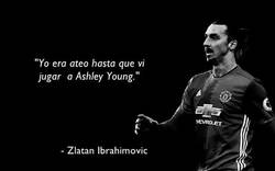 Enlace a Zlatan viendo jugar a Ashley Young