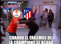 Enlace a El Atlético y su Erasmus en Champions