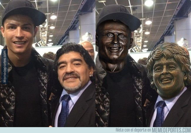 1011715 - Maradona y Cristiano