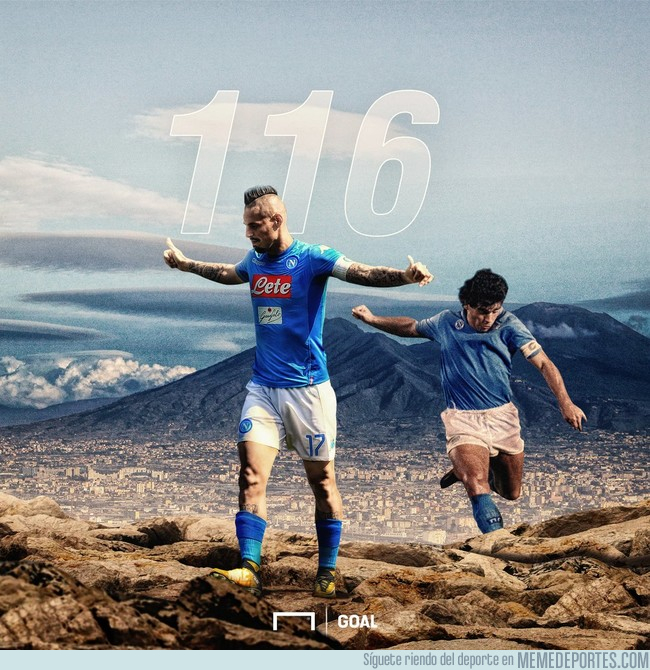 1013528 - Y aquí tenemos el máximo goleador histórico del Napoli