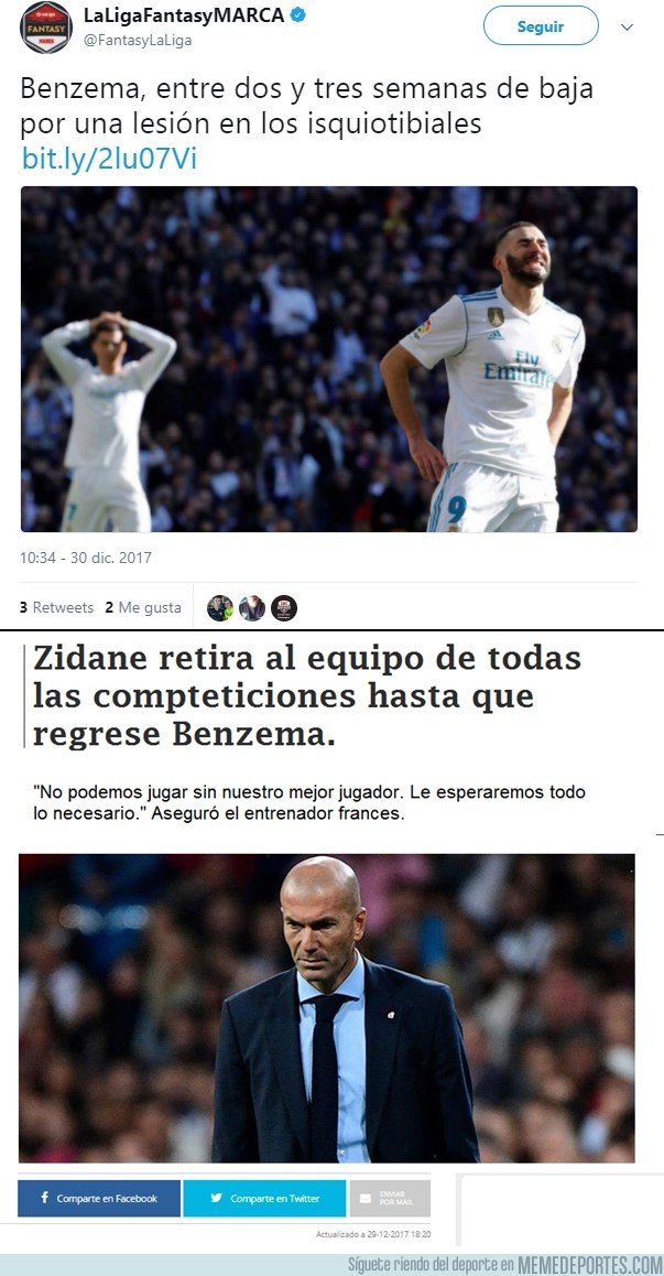 1014489 - Zidane ya se ha enterado y no está nada contento