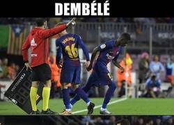 Enlace a El doble debut de Dembélé