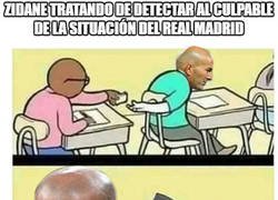 Enlace a Zidane busca el culpable de la situación