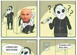 Enlace a Llamando la atención a Zidane