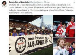 Enlace a Mientras Aspas está en el punto de mira por inslutos racistas, en Alemania hace 26 años se concienciaba a la sociedad contra el racismo