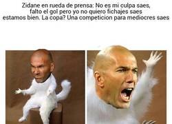 Enlace a Zidane sigue sin enterarse