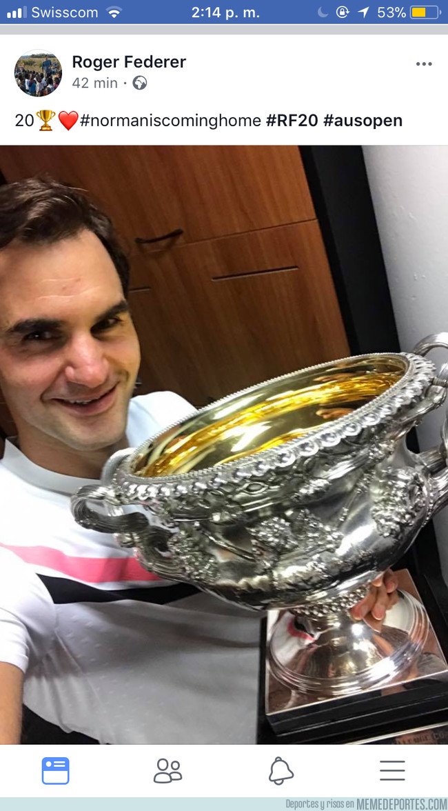 1018781 - ¡Enhorabuena a Roger Federer por su Grand Slam número 20!