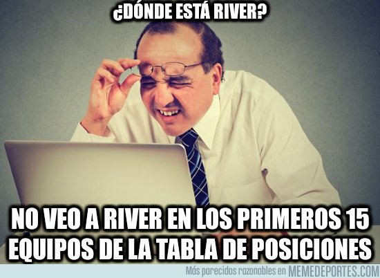 1018950 - Pésima campaña de River en esta temporada de Superliga Argentina