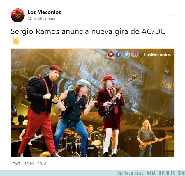 1020742 - Sergio Ramos, con ACDC