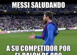 Enlace a Messi claro balón de oro