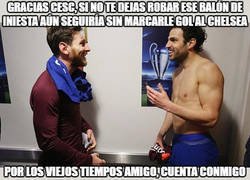 Enlace a Se filtra conversación entre Fàbregas y Messi
