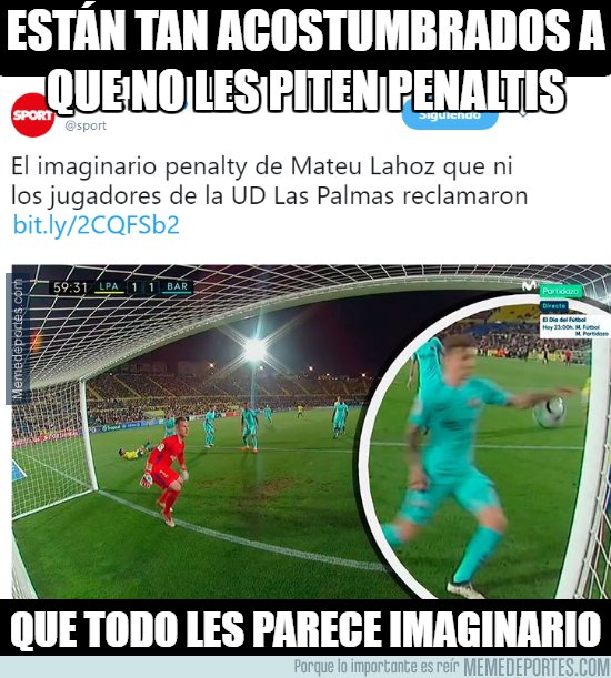 1023874 - Sport y muchos culés dicen que el penalti es imaginario