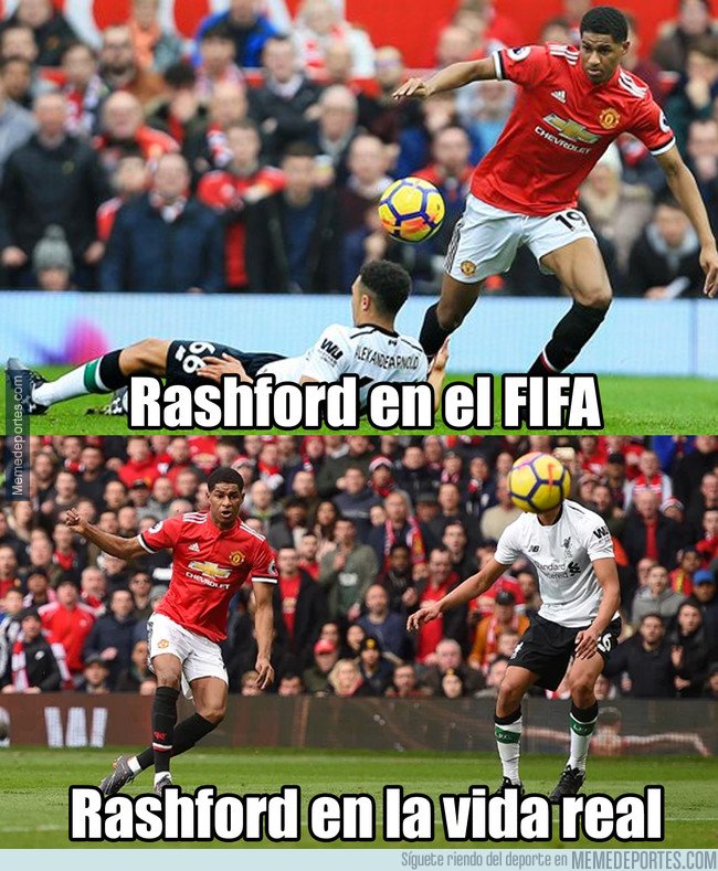 1025211 - Rashford es el mismo crack en la vida real y en el FIFA