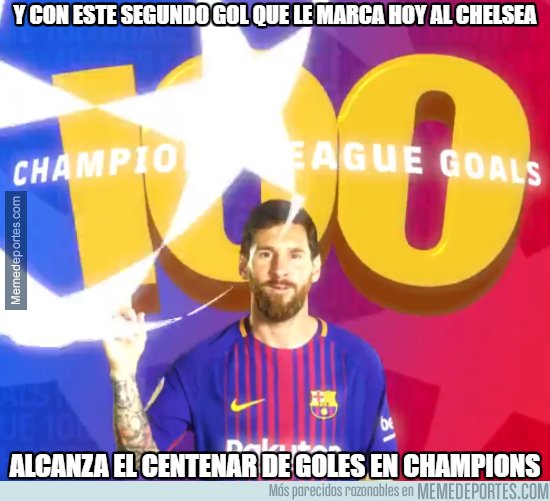 1025585 - Ya son 100 los de Messi en Champions
