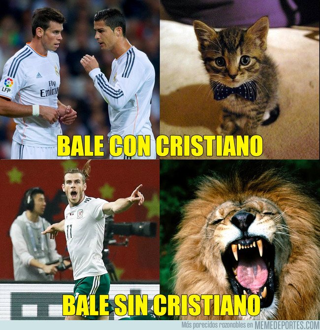 1026643 - Bale es otro cuando juega sin Cristiano