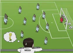 Enlace a Si alguna vez te sientes solo, recuerda a Messi en La selección Argentina