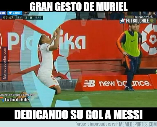 1027574 - Muriel admira mucho a Messi