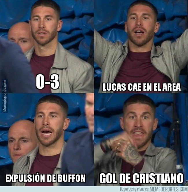 1029806 - Así reaccionó Ramos en los minutos finales