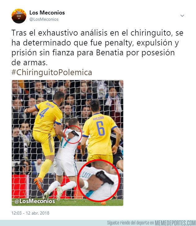 1030071 - Penalty y prisión para Benatia, por @LosMeconios