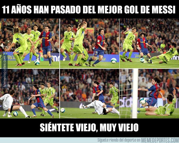 1030870 - Hace 11 años, Messi marcaba el mejor gol de su carrera