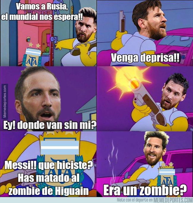 1030928 - Messi acaba con el zombie de Higuain