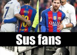 Enlace a Messi y Cristiano, tal cual