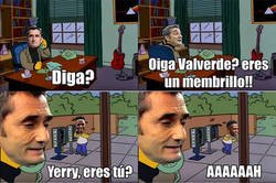 Enlace a Yerry telefonea a Valverde