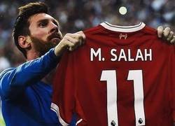 Enlace a Messi tras ver el partido de Salah