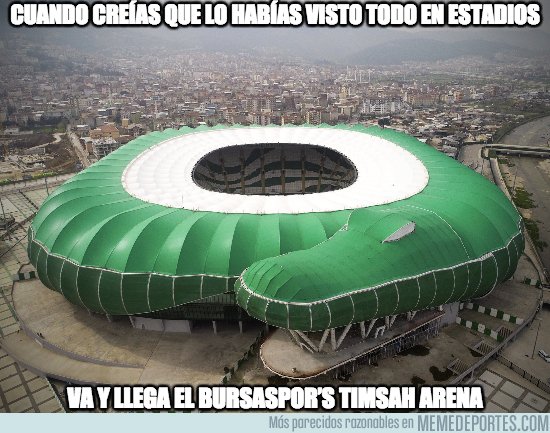 1032693 - El Bursaspor’s Timsah Arena es lo más espectacular que se ha visto en estadios