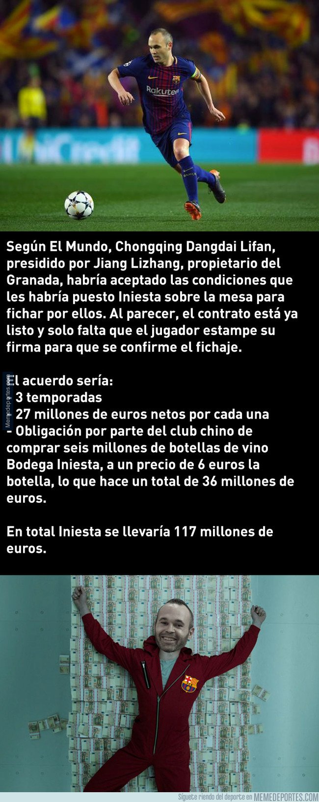 1032695 - Las cifras reales del contrato de Andrés Iniesta en China son para flipar
