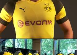 Enlace a El Borussia Dortmund lanza desde ya su nueva camiseta para la próxima temporada. Siempre tan ansiosos.