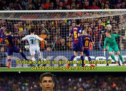 Enlace a El motivo por el que Cristiano no celebró su gol ante el Barça le honra