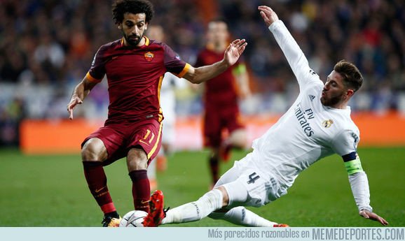 1033445 - Sergio Ramos no le tiene nada de miedo a Salah, estas imágenes lo demuestran