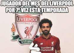 Enlace a Salah es elegido otra vez jugador del mes del Liverpool