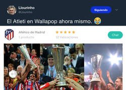 Enlace a El anuncio del Atleti en Wallapop tras ganar la Europa League