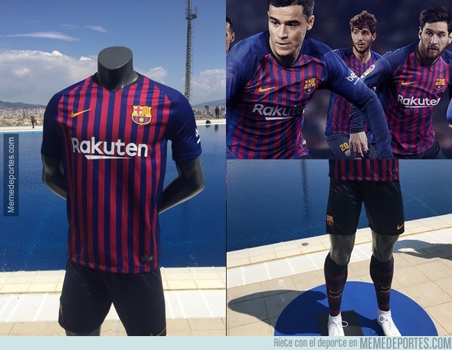 1034325 - El Barcelona presenta oficialmente su camiseta para la temporada 2018/19