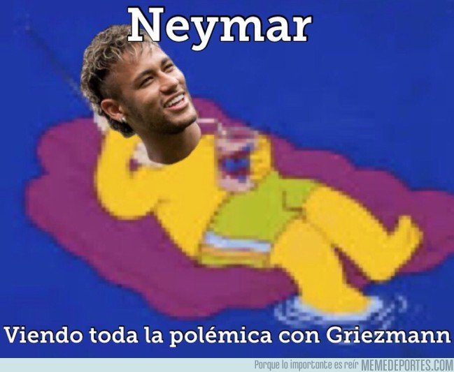 1034750 - Neymar viendo la polémica con Griezmann