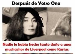 Enlace a Desde Yoko Ono nadie habia destrozado tanto a un grupo de Liverpool