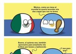 Enlace a Ya viene el mundial. by: Argentina y México