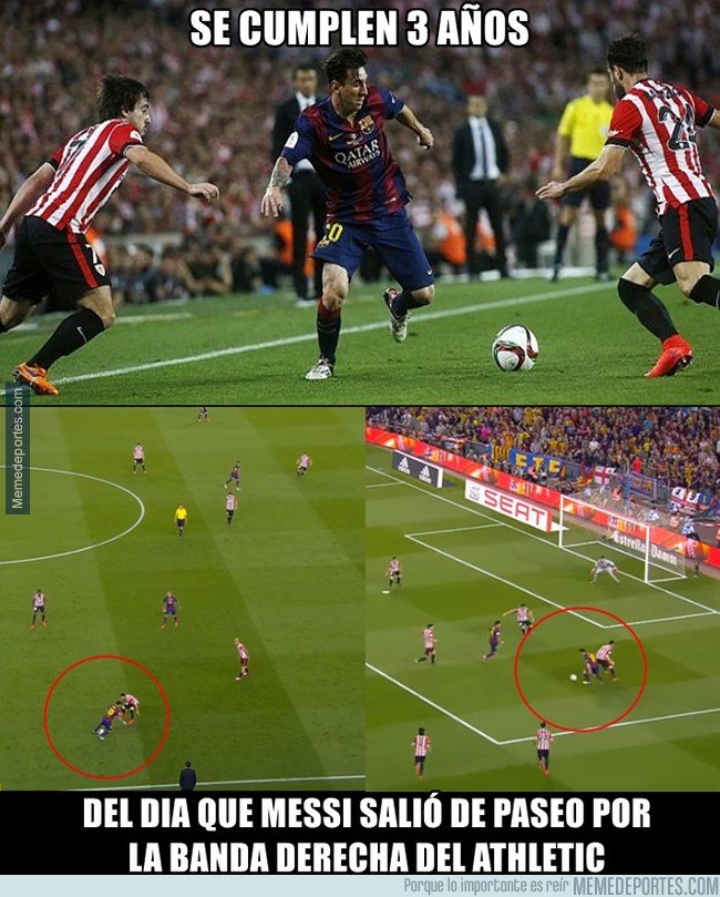 1036005 - 3 años de uno de los mejores goles de Messi en su carrera