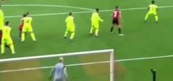 Enlace a Vídeo que demuestra que Karius ya tenía la conmoción desde mucho antes