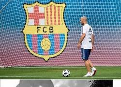 Enlace a Mascherano entrenando en can Barça despierta la nostalgia