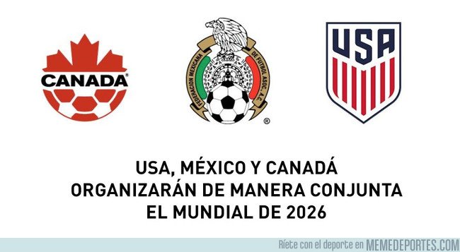 1037403 - ÚLTIMA HORA: USA, México y Canadá organizarán de manera conjunta el Mundial de 2026