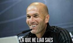 Enlace a Zidane en estos momentos
