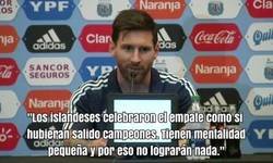 Enlace a Messi ya comenta sobre su empate con Islandia