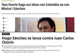 Enlace a Hugo Sánchez contra Osorio