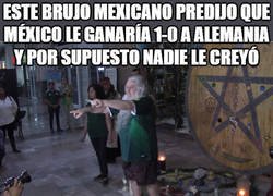 Enlace a Brujo mexicano predice el triunfo de México ante Alemania y nadie le cree