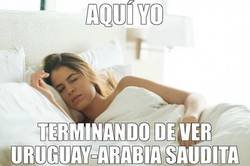 Enlace a Algo aburrido Uruguay contra Arabia Saudita