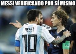 Enlace a Sí Messi, es humano
