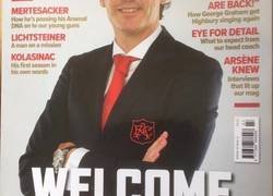Enlace a La curiosa portada de la revista del Arsenal presentando a Unai Emery